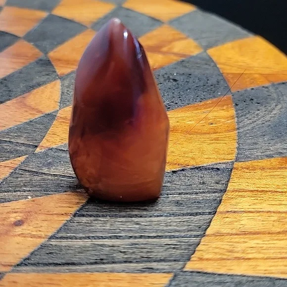Carnelian Agate Crystal Flame - Picture 3 of 8